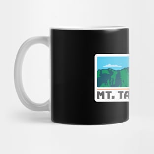 Mt. Tamalpais in a white rectangle Mug